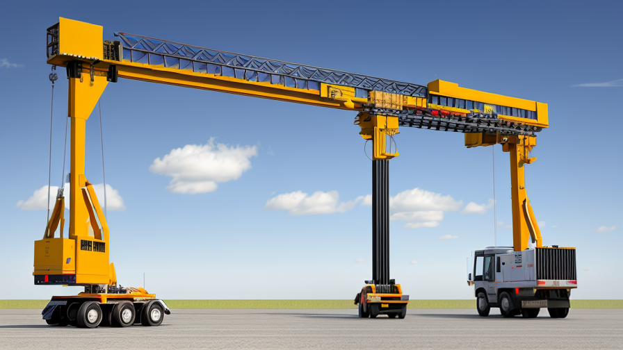 portable crane gantry