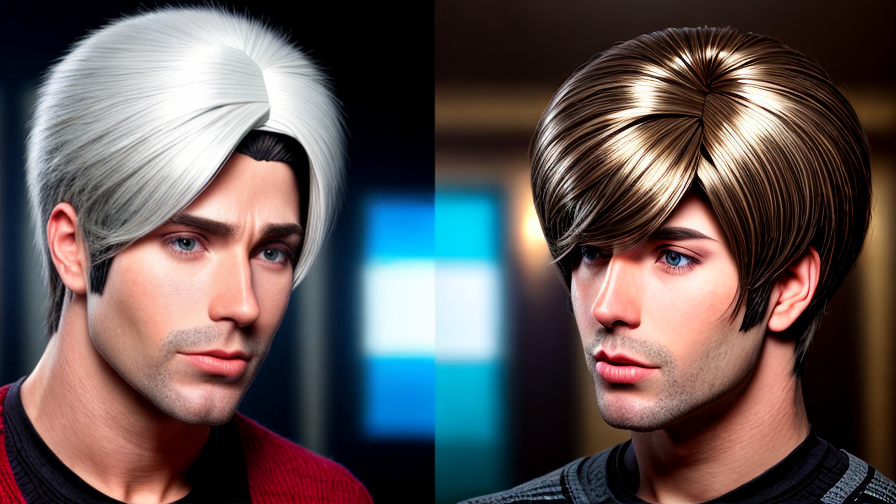 realistic male wigs