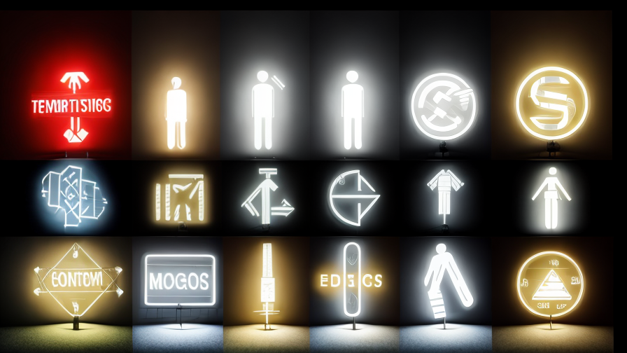 signs illuminated