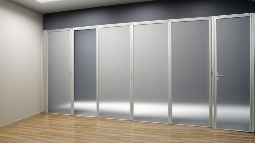 sliding folding partition