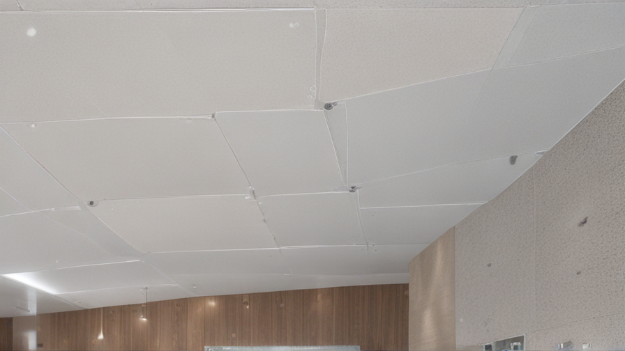 suspended acoustic ceiling panels