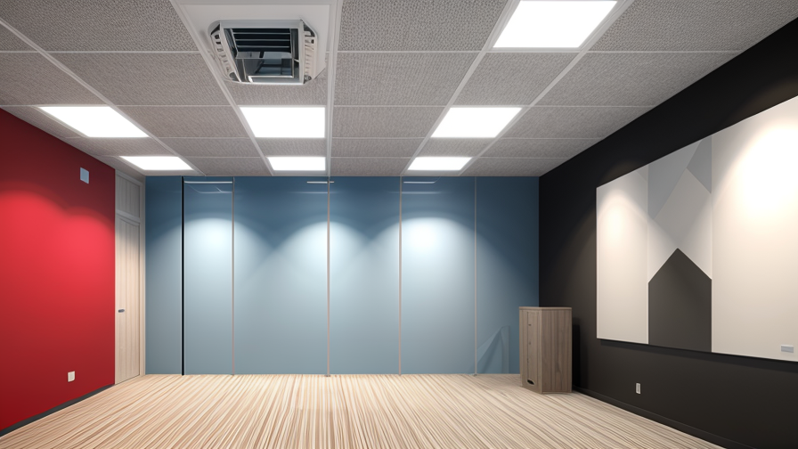 suspended acoustic ceiling panels