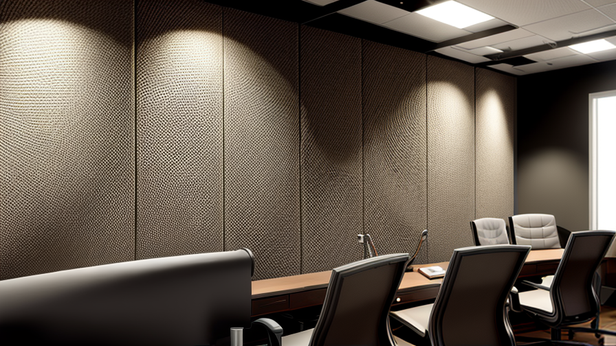 textured acoustic panels