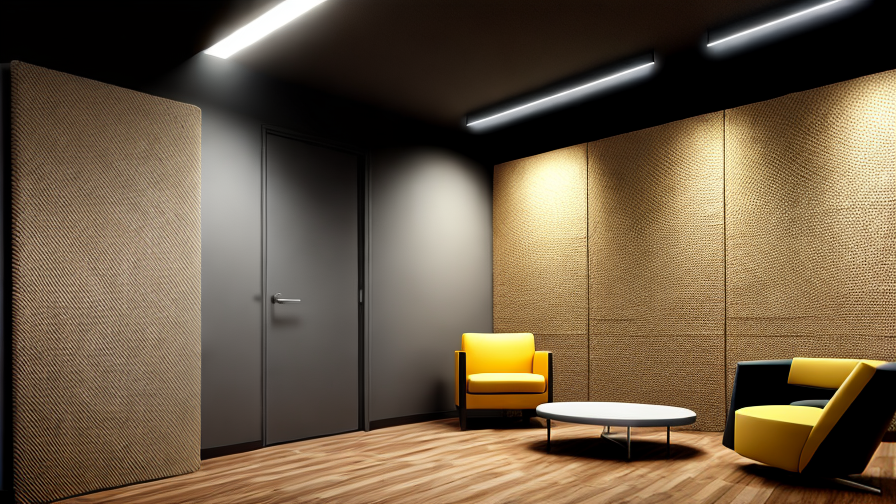 textured acoustic panels