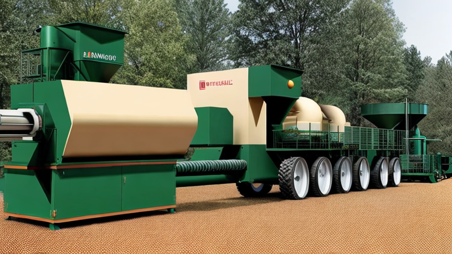 Wood pellet production machine