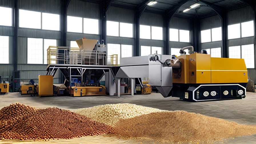 Wood pellet production machine