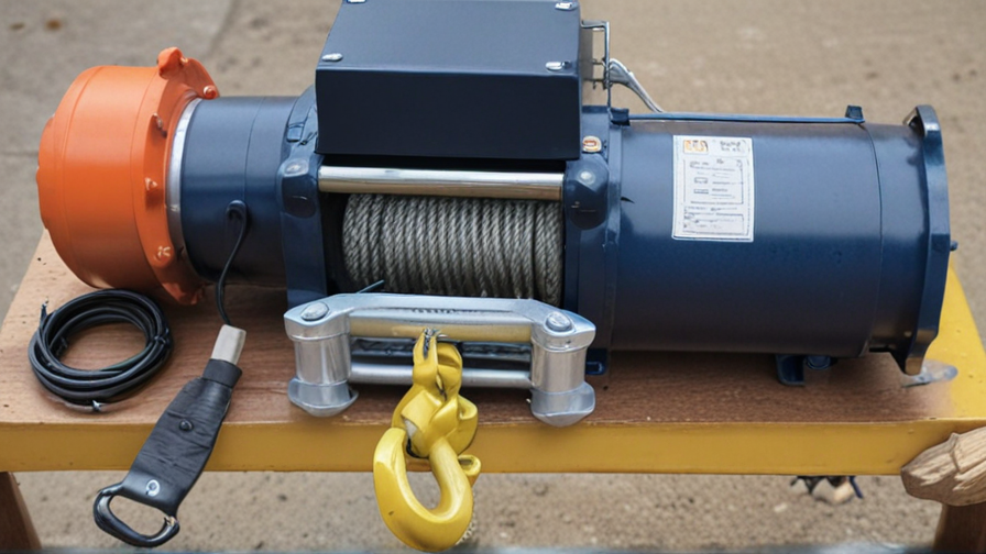 1 ton electric winch