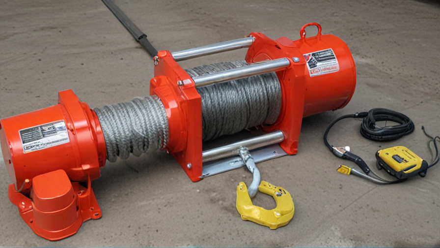 1 ton electric winch