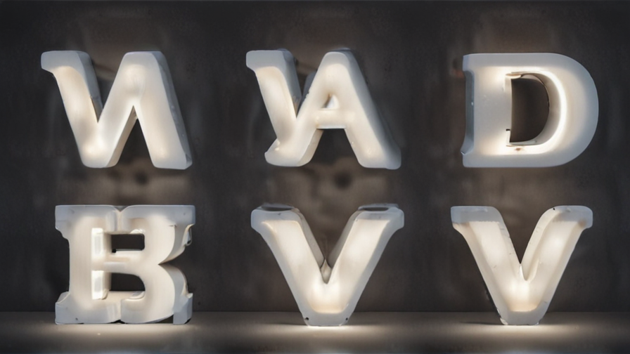 3d letters led
