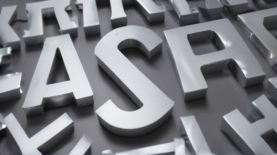 aluminum letters