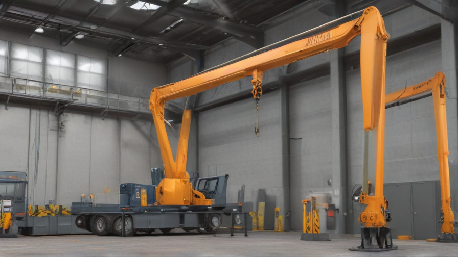 articulating jib cranes