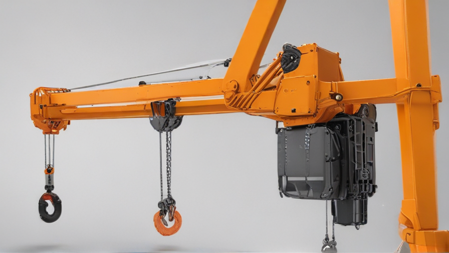 articulating jib cranes