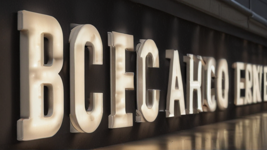 backlit letters