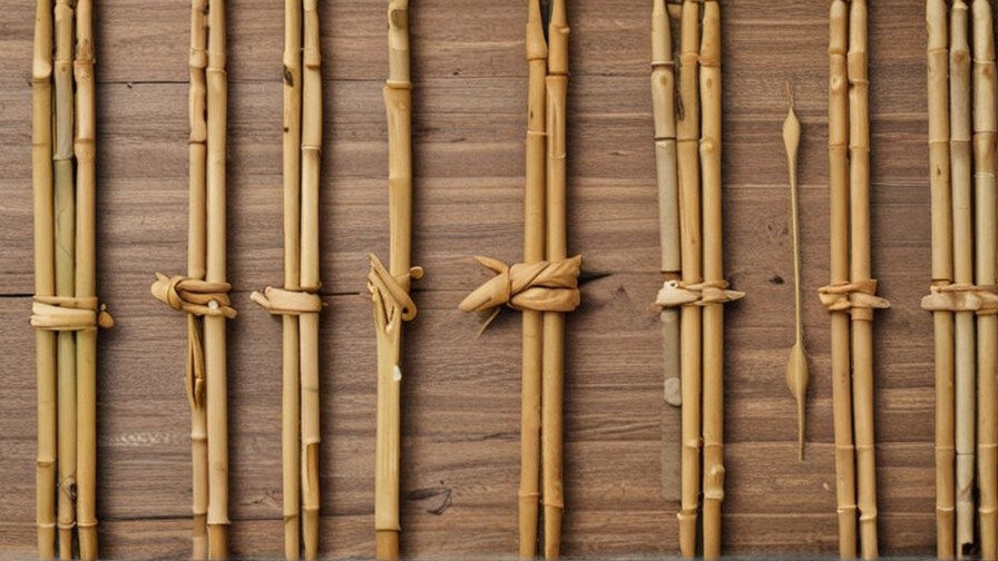 bamboo knotted skewers