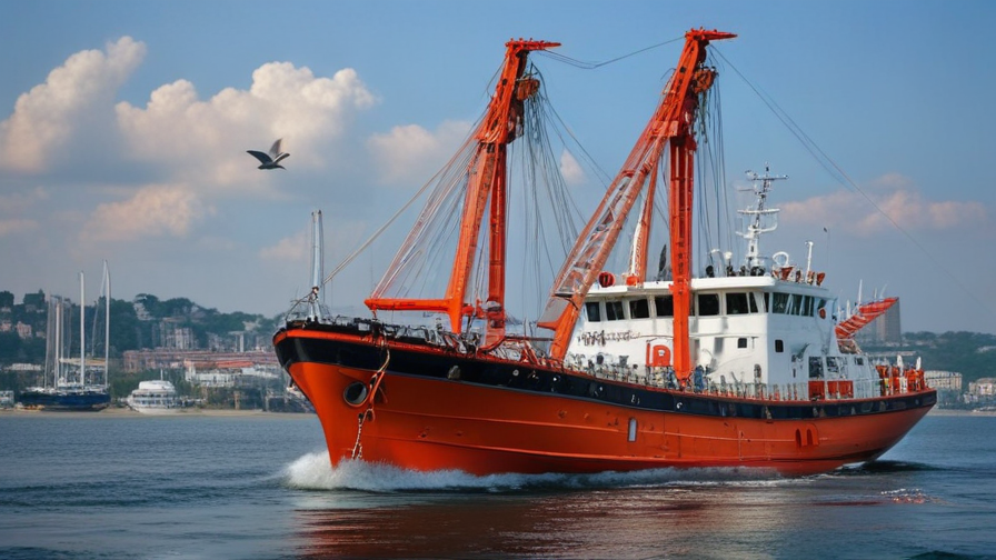 boats with cranes