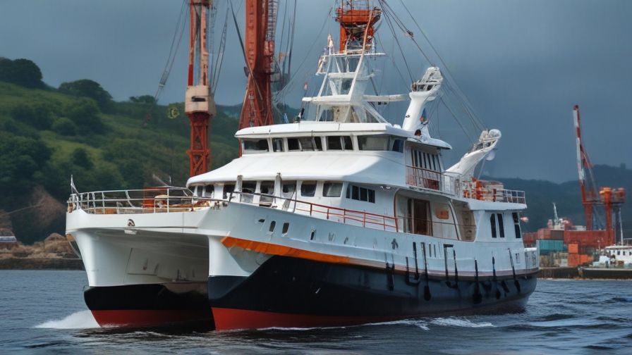boats with cranes