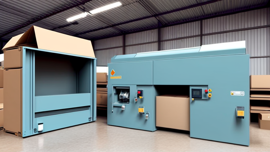 cardboard box maker machine