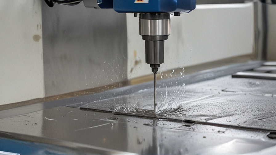 cnc water jet cutting machine