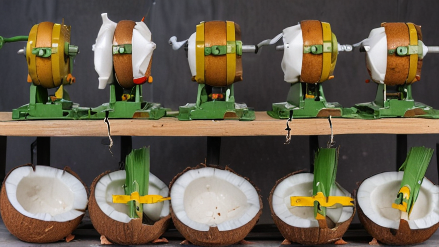 coconut machine cutting