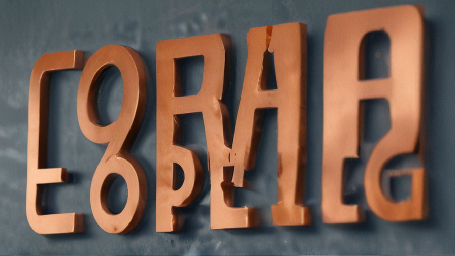 copper signage