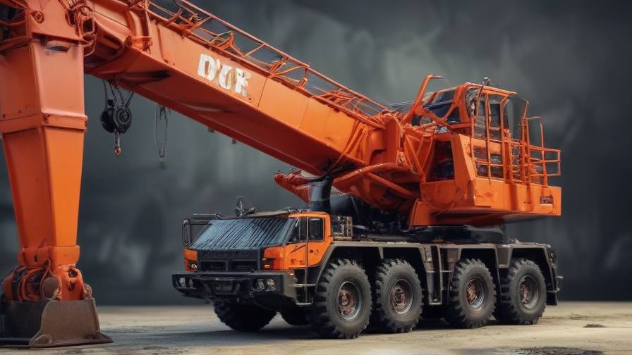 crane and bucket