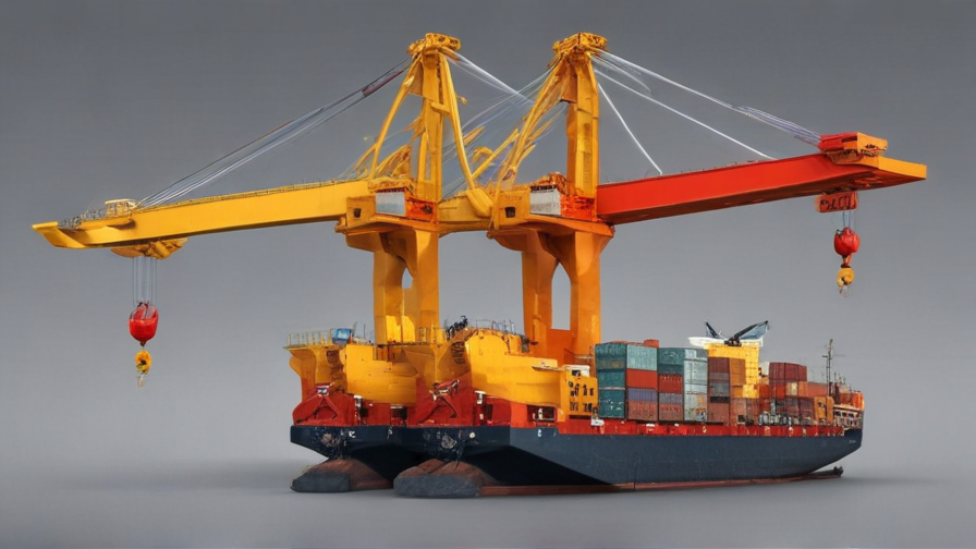 crane and bucket