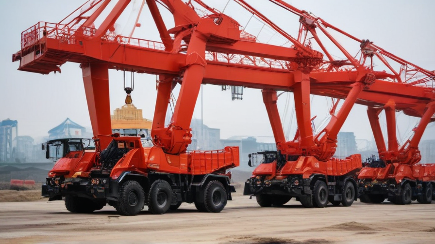 crane and bucket