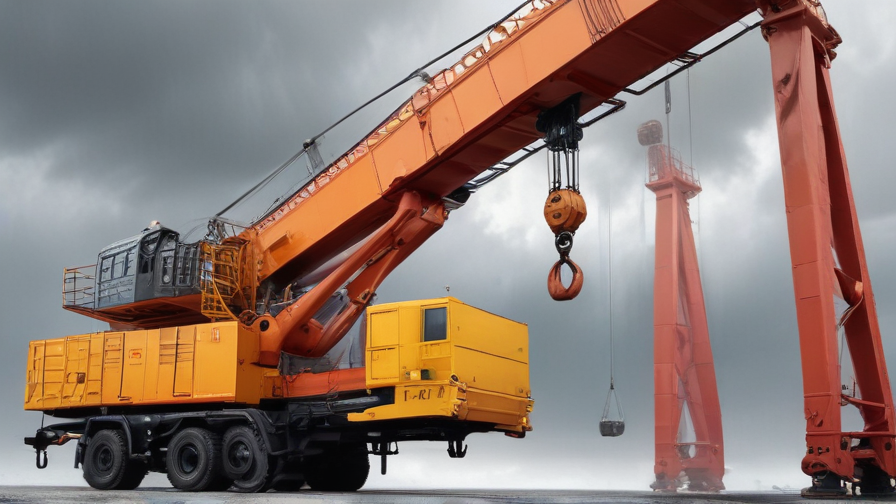 crane for lifting containers