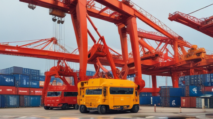crane for lifting containers