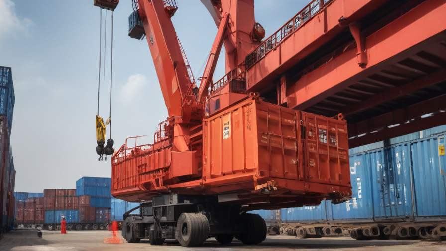 crane for lifting containers