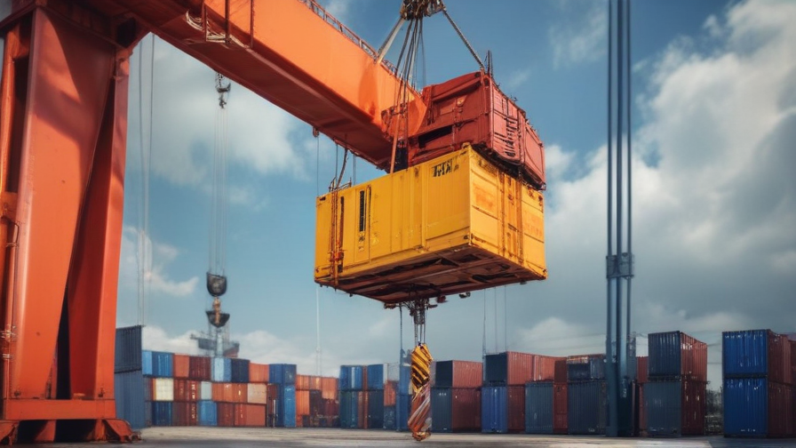 crane for lifting containers