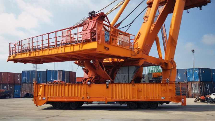 crane for lifting containers