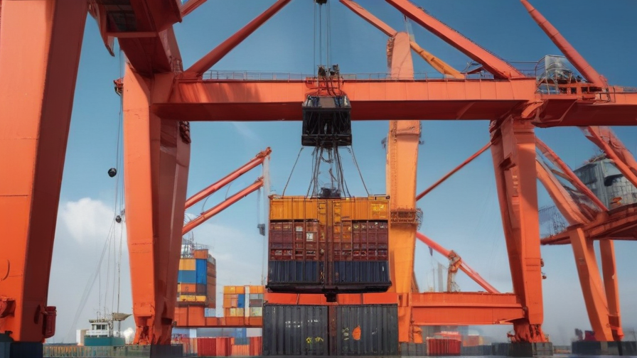 crane for lifting containers