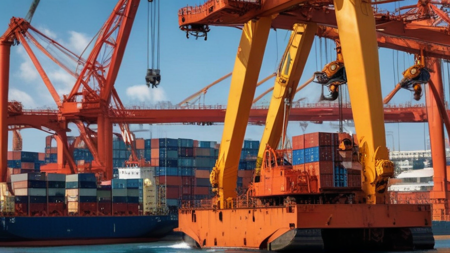 crane in port