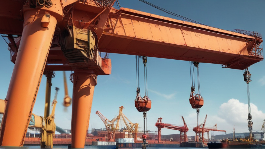 crane in port