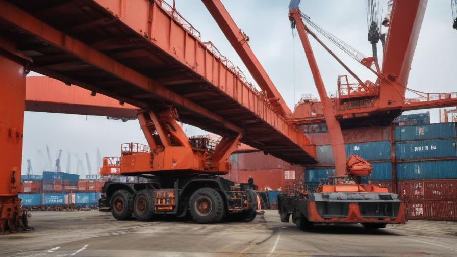 crane in port