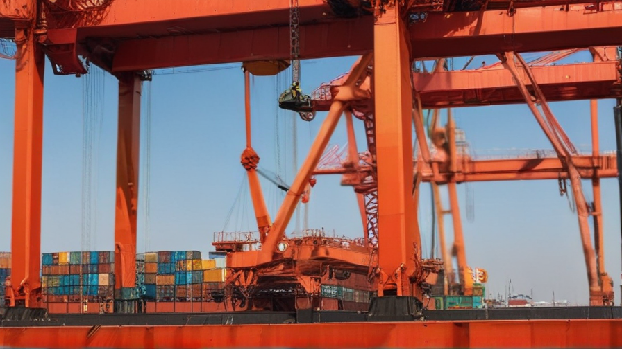 crane in port