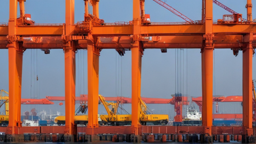 crane in port