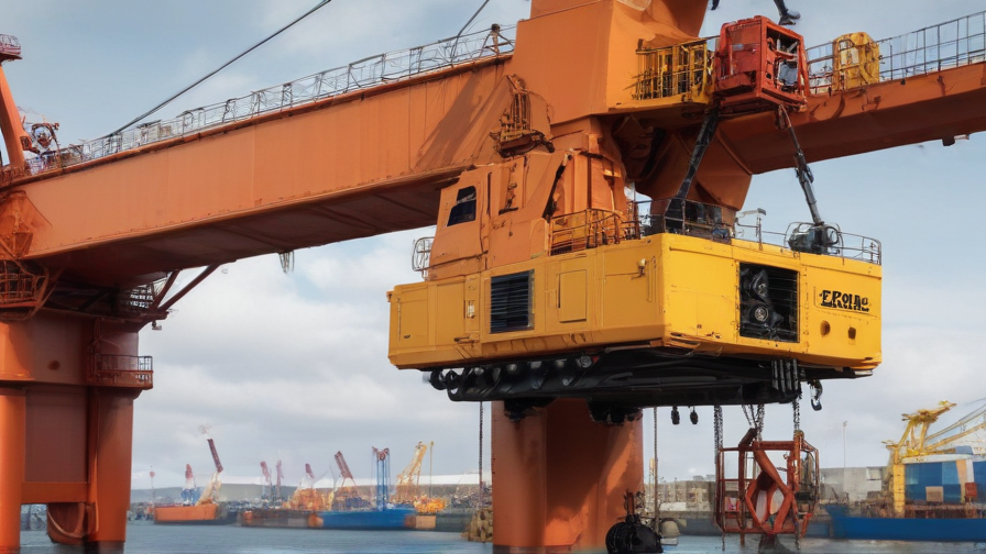 crane in port