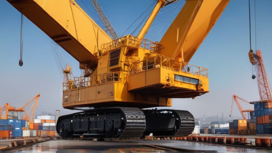 crane in port