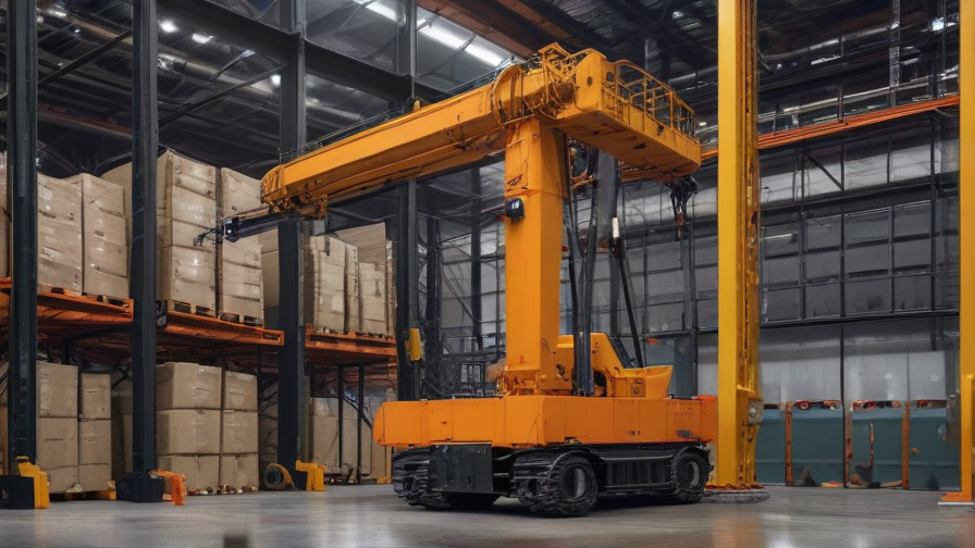 crane in warehouse