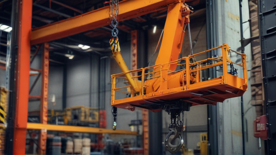 crane in warehouse