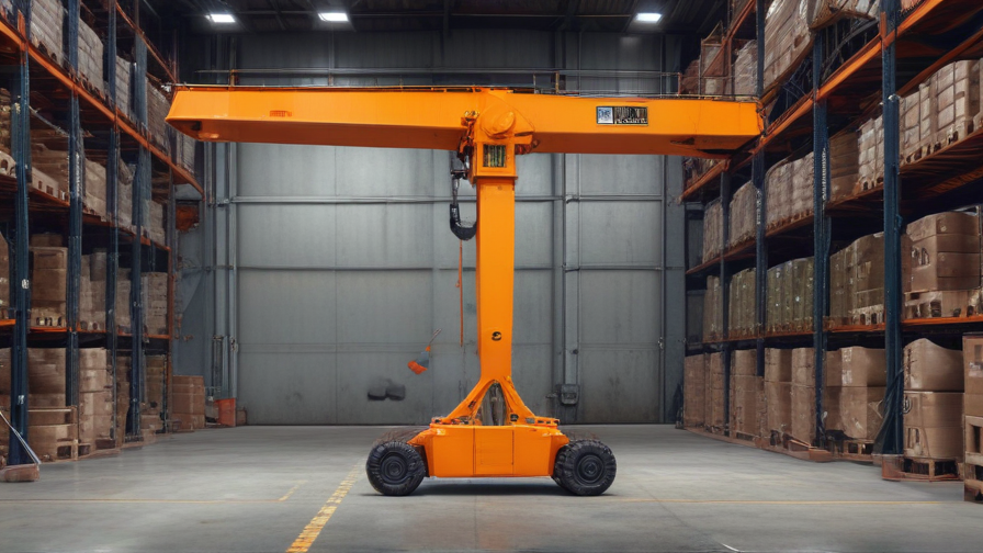 crane in warehouse