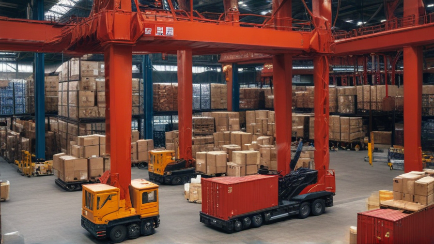 crane in warehouse