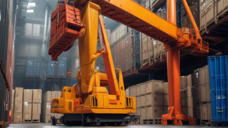 crane in warehouse