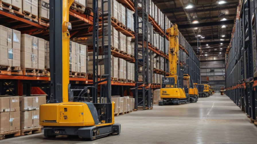 crane in warehouse
