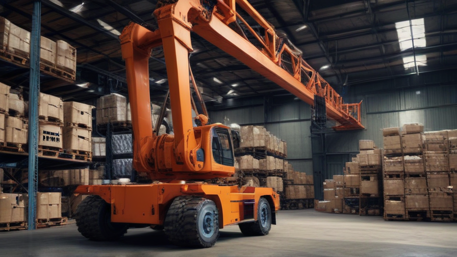 crane in warehouse