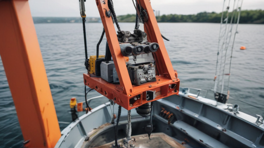 crane on a boat