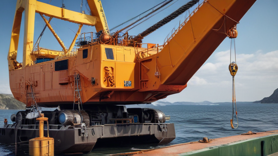 crane on a boat