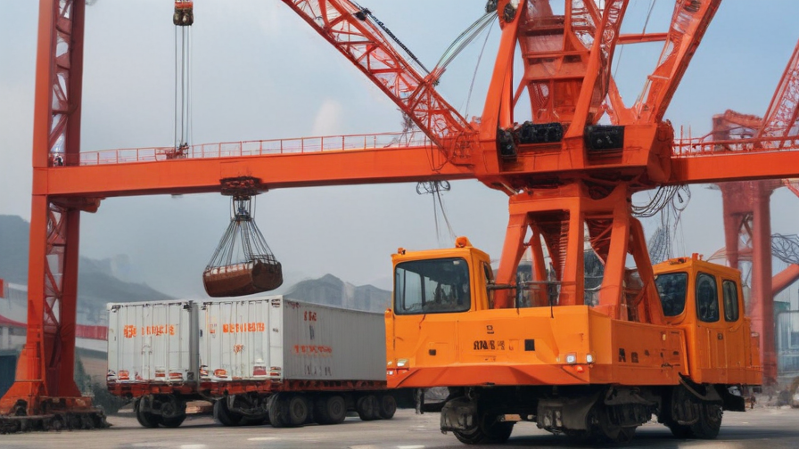 crane with jib and boom